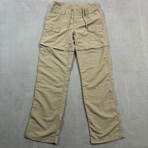 The North Face Convertible Pants Womens 4 Green Hiking Cargo Paramount‎ Porter